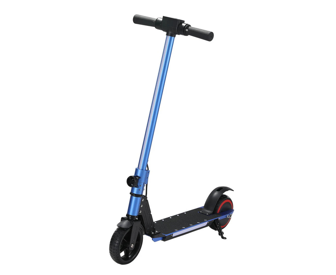 Electric Scooter 130W 16KM/H LED Light Folding Portable Riding Commuter Blue